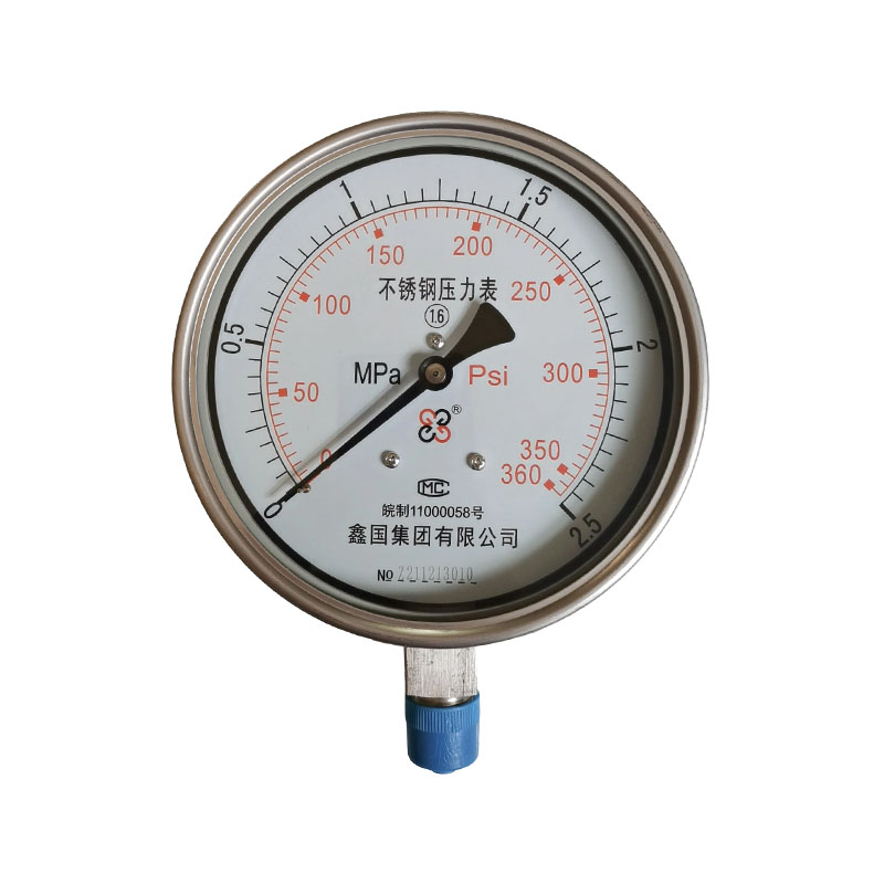XG/Y-B series all stainless steel pressure gauge
