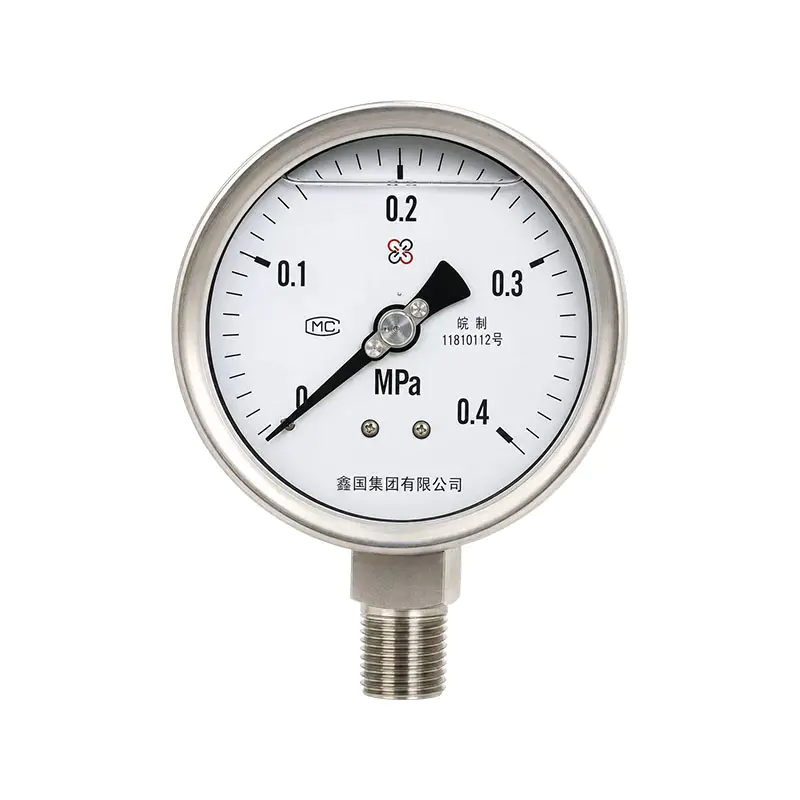 XG/YN series shock resistant pressure gauges (including B series)